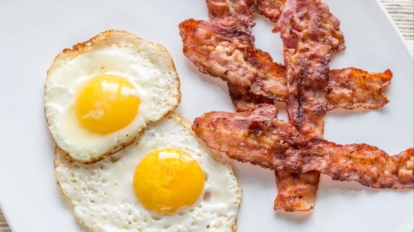 Fried Eggs with Bacon