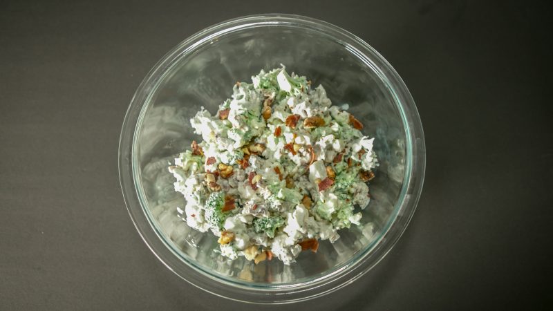 Broccoli Cauliflower Salad - The Ultimate Keto Diet Menu Planner